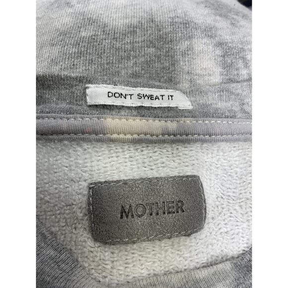 Mother 'The Drop' Gray Crew Neck Square Graphic Sweatshirt Size XS - Picture 4 of 5